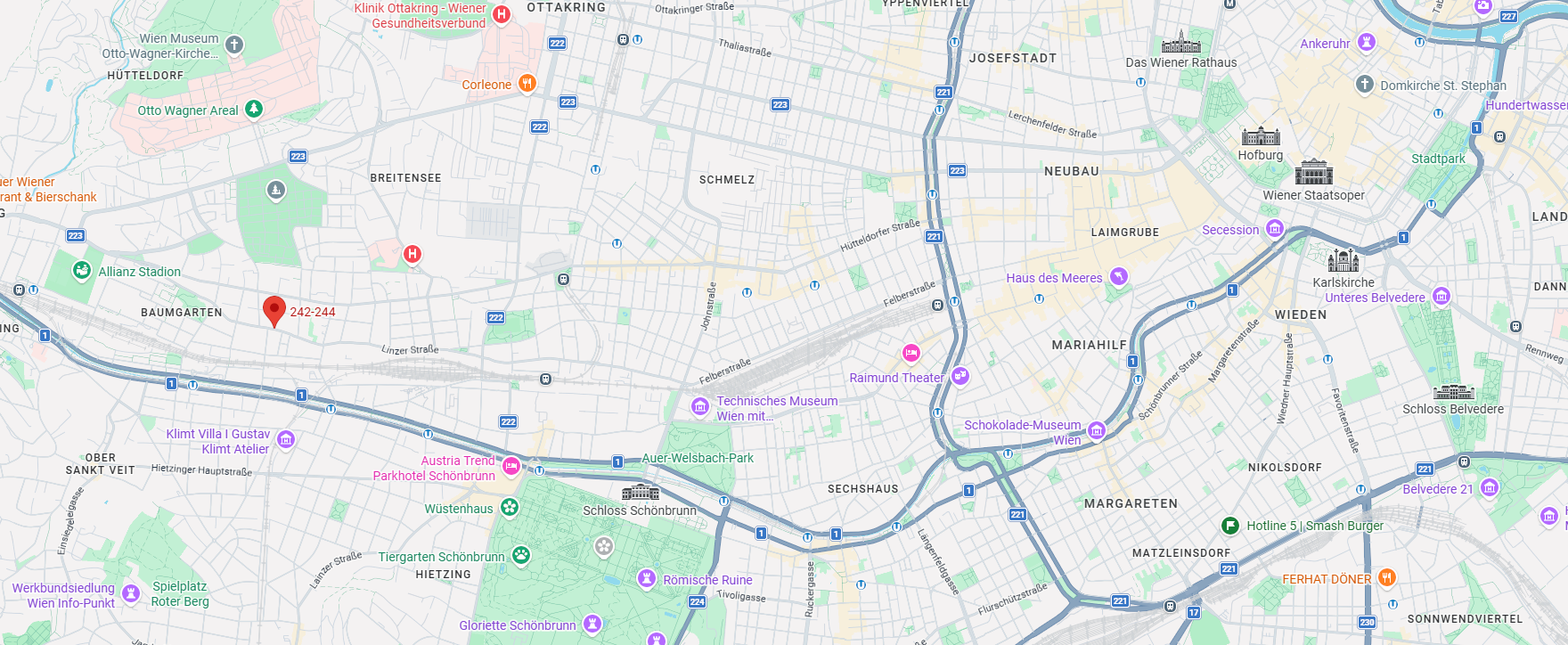 Kartenansicht: CANZIBA, Kleine Neugasse 13/1, 1050 Wien